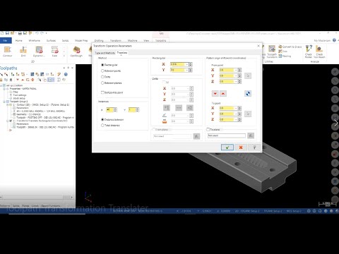 Toolpath Transformation Translate