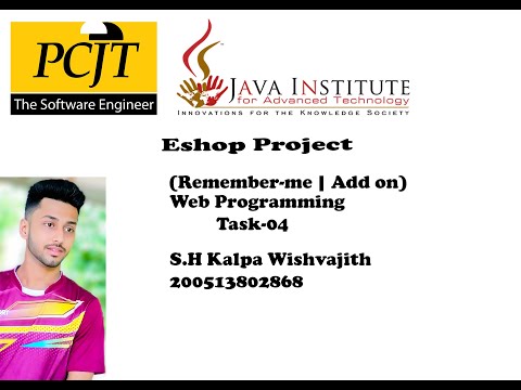 Web Project Task 04 | 1st Year | Semester 01 | Java Institute