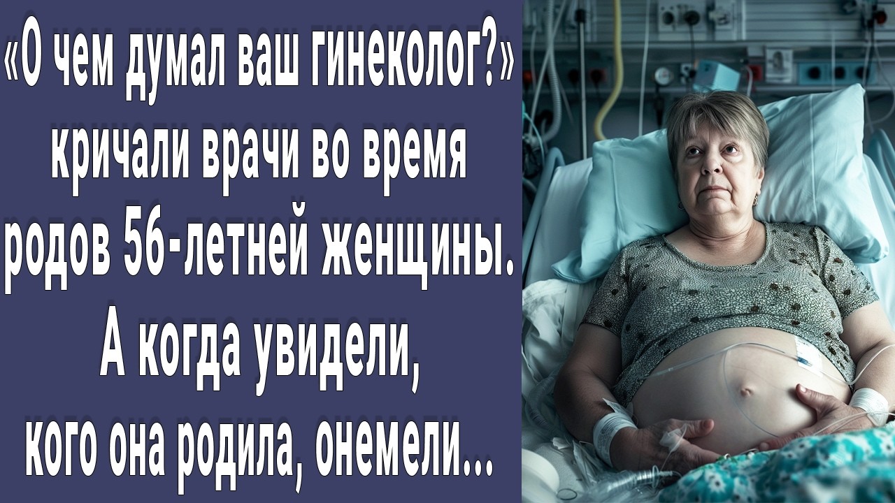 Не может быть! кричали врачи во время родов 56-летней женщины. А увидев, кого она родила, онемели...