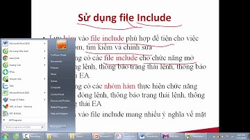 Học Lập Trình Robot Forex   Bài Học 7  Cấu Trúc Của Một Chương Trình Robot Forex