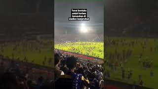 SEPAK BOLA BERDUKA!!! KERUSUHAN SUPORTER AREMA vs PERSEBAYA di STADION KANJURUHAN #shorts