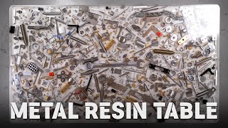 Unique Metal Resin Table / DIY