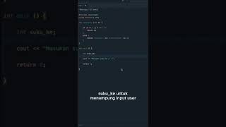 Program Fibonacci di C++ ANTI RIBET #programming #coding #shortvideo #shortsfund #fyp