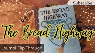 The Broad Highway (1911) - Artisan Journal Flipthrough (for sale on Etsy) #flipthroughfriday