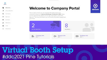 How to set up your Virtual Booth in Pine | devcom Developer Conference 2021