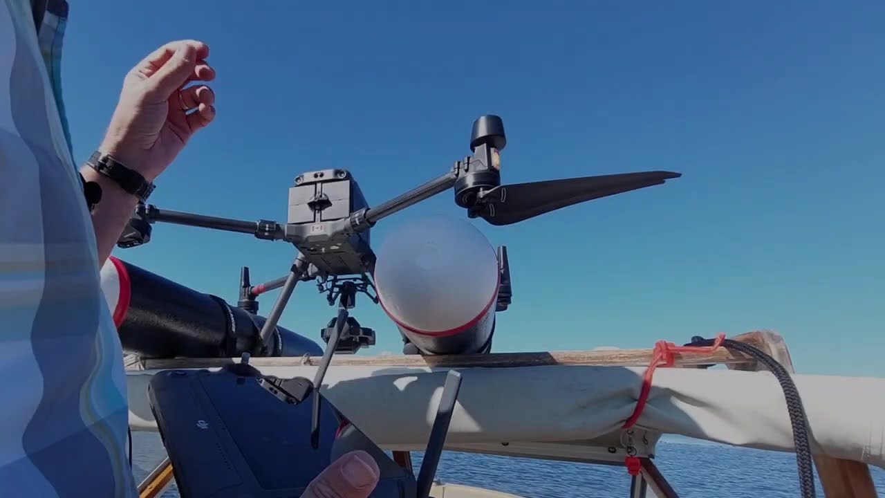 Marine Beach Drone Survey applications example of workflow