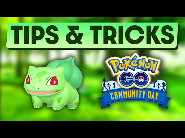 COMMUNITY DAY CLASSIC - *SHINY BULBASAUR* - TIPS - SHINY VENUSAUR