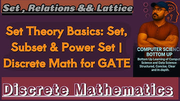 Set Theory Basics: Set, Subset & Power Set | Discrete Math for GATE