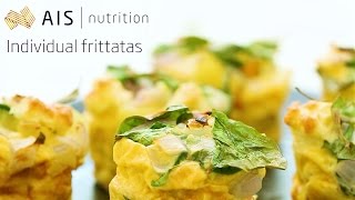 Individual Frittatas - AIS Nutrition Minute Meals