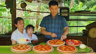 How to Make Cheese Sausage Pizza to Sell at the Market - TAN Garden | Ly Phuc An