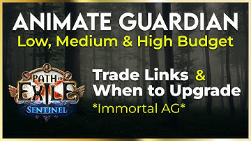 Animate Guardian Gearing Guide for - Low Medium & High Budget Versions - Sentinel League 3.18