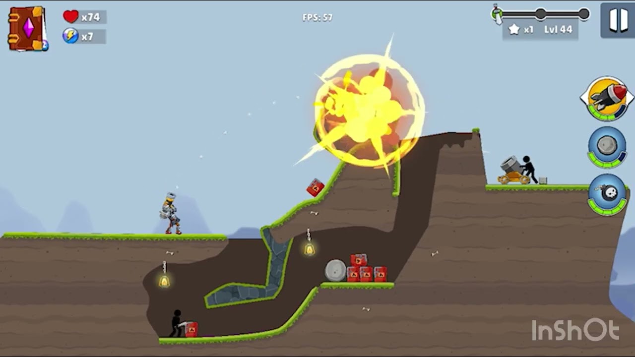 Bomb stick Game (level 35-50) 