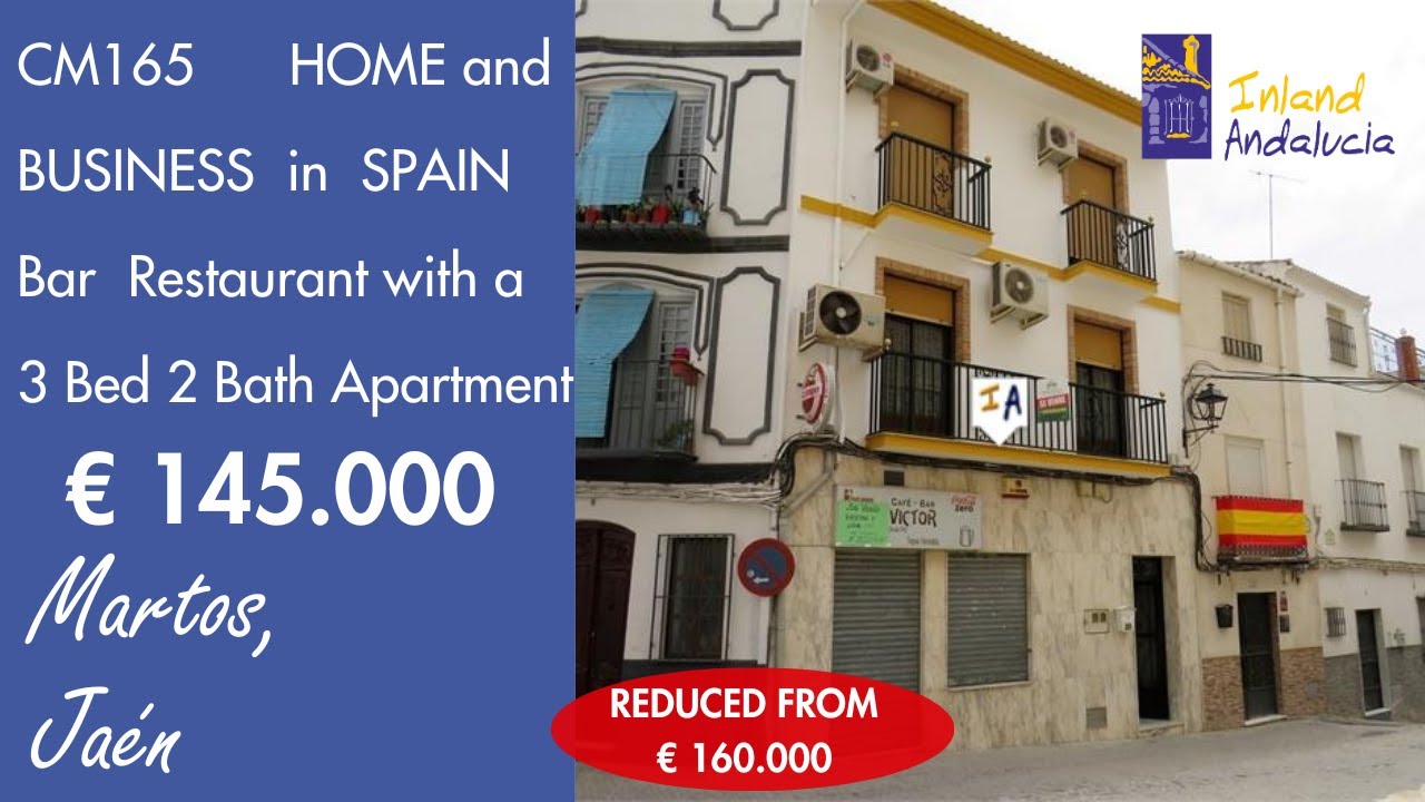 Bar and Restaurant with a 3 Bedroom 2 Bath Home Property for sale in Spain inland Andalucia CM165