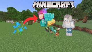 MINECRAFT BUT FLOWER DROP RANDOM ITEMS