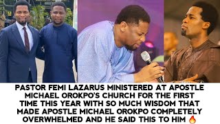 ⁣PST FEMI LAZARUS MINISTERED AT APST MIKE'S CHURCH FOR THE FIRST TIME THIS YEAR IN ABUJA YESTERD