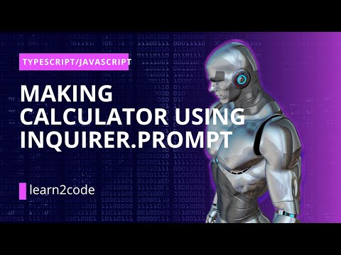 "TypeScript Calculator Tutorial | Calculator Coding Journey with TypeScript | Inquirer.prompt( ).