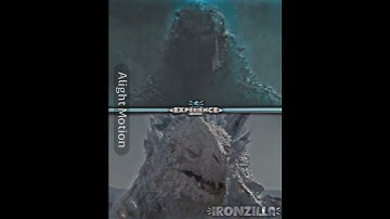 Godzilla 2019 (Nuke amp) vs Shimo (Gxk) #monsterverse #godzilla #wisedit