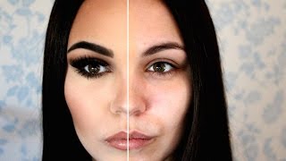 The Power Of Makeup! Half Covered Half Nothing!