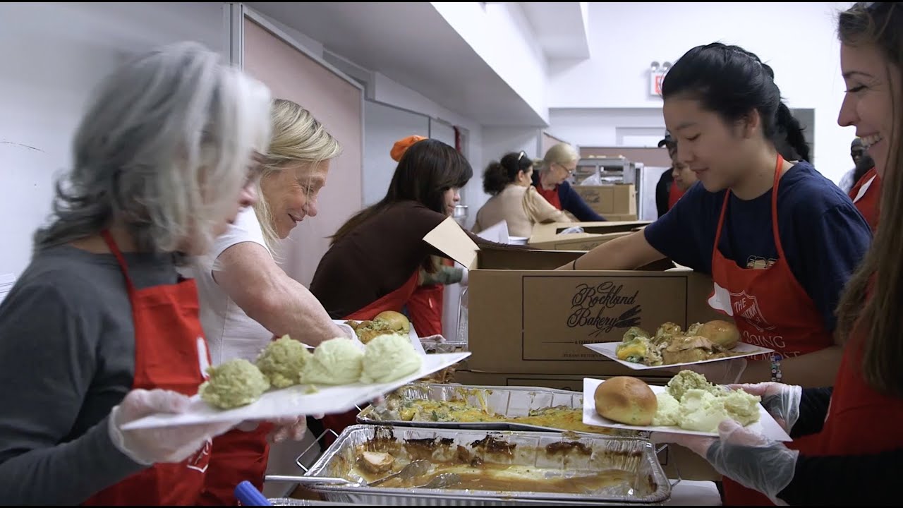 Salvation Army Thanksgiving Volunteer