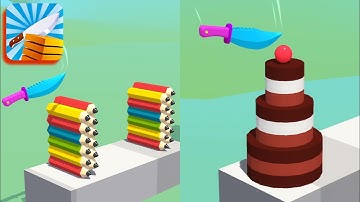 Slice it all🔪🍊🎃: All Levels Gameplay Android, iOS ASMR Cutting Game New Update