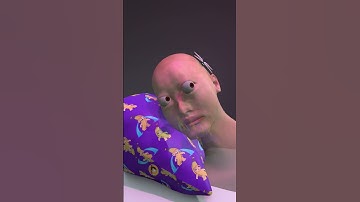 brain aneurism meme exploding but cringy bald guy instead