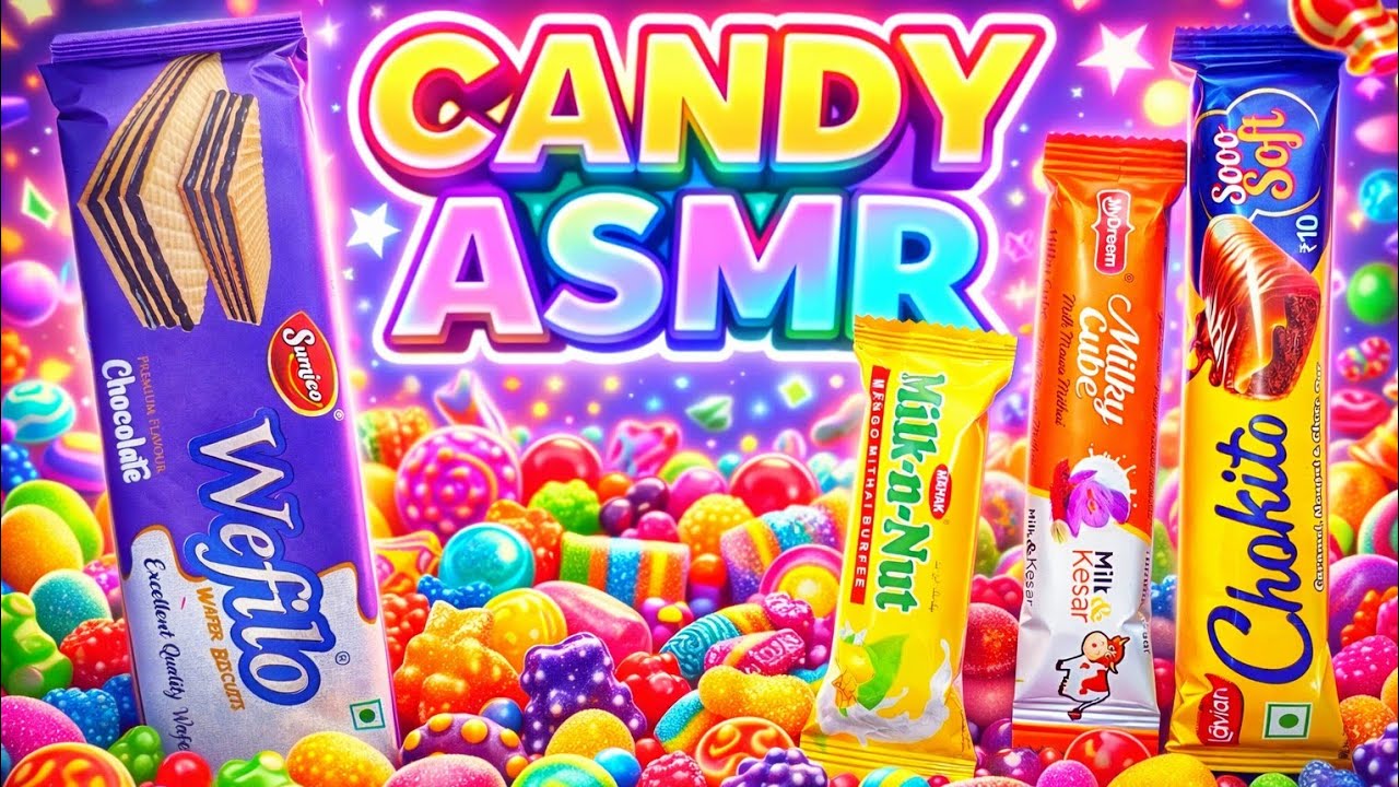 Lots of Candy Asmr | Chokito vs Milky Cube vs Milk n Nut vs Wefilo 