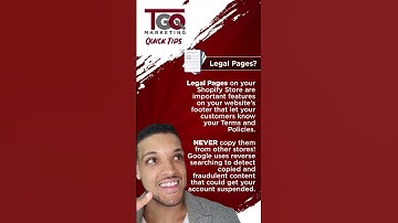 Are Legal Pages On Your Shopify Store Really Important? | Google Merchant Center