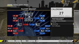 Pittsburgh pirates franchise on mlb the show 20: part 11 - 2021
regular season recap