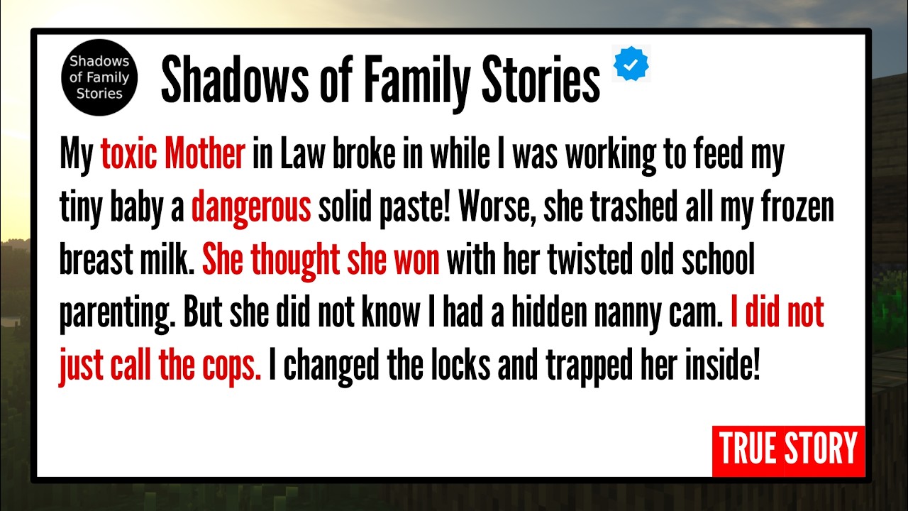 MIL POISONED My Baby, So I TRAPPED Her Inside And Called The Cops! 😱