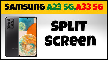 Samsung A23 5g,A33 5g How to use Split Screen || Multitasking 2023 {Quick Tutorial}