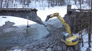 Sporeneckbrücke  Abriss