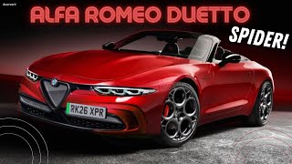 The Alfa Romeo Duetto Spider Two-Seater Gets Rejuvenated