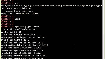 30秒でテキスト端末からDNSのインストールと設定：SUSE Linux の場合