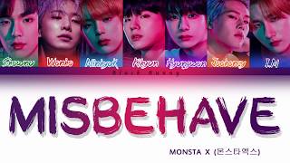 MONSTA X (몬스타엑스) - Misbehave (Color Coded Lyrics /Eng)