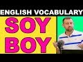 English Slang | Soy Boy Meaning