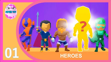 Heroes Egg (Complete) - Super Toy 3D - Gameplay 01