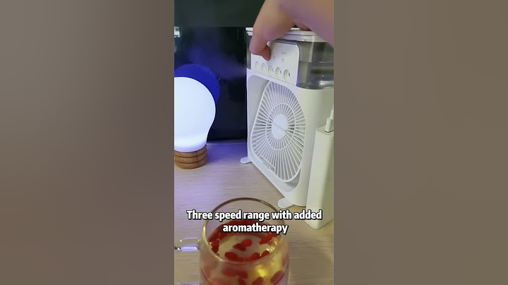 3 in 1 Air Humidifier Cooling USB Fan Fast Cooling, Colorful Lights, and Energy Saving