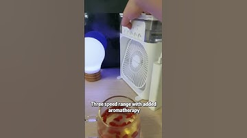 Thumbnail of 3 in 1 Air Humidifier Cooling USB Fan Fast Cooling, Colorful Lights, and Energy Saving