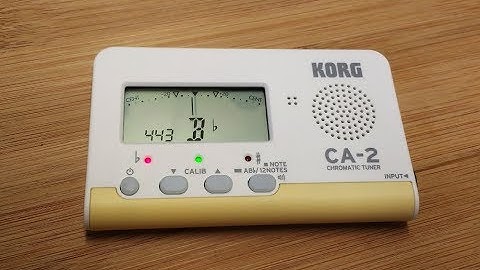 Harmonica Tuning tips: Korg CA-2