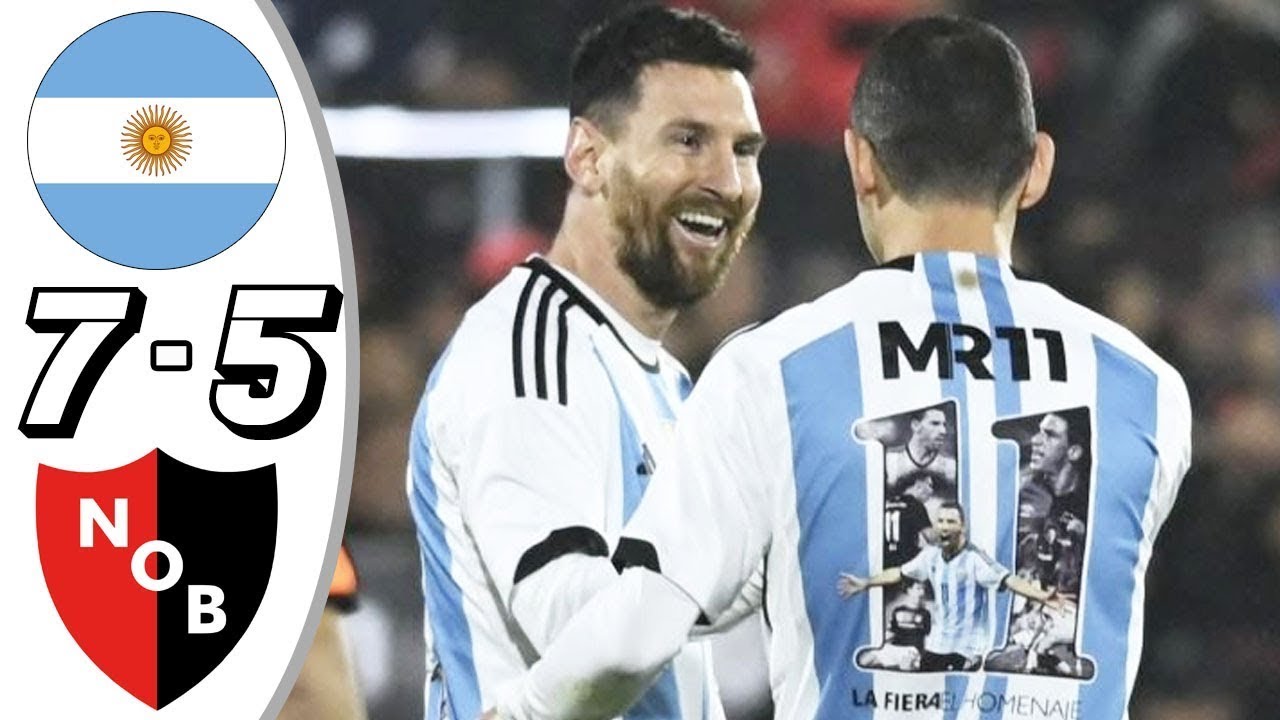 ХетТрик Месси в День Рождения Ньюэллс Олд Бойз Аргентина Обзор Матча ...