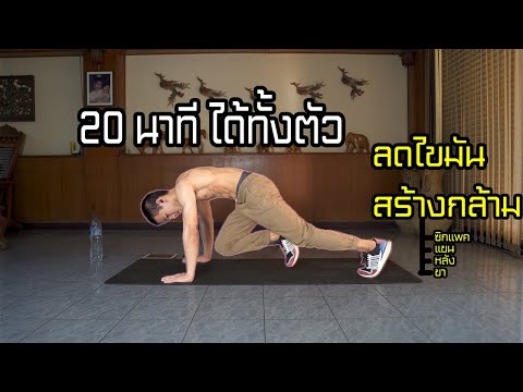 ออกกำลังกายทั้งตัว ลดไขมัน สร้างกล้ามเนื้อ 20นาที | FULL BODY WORKOUT