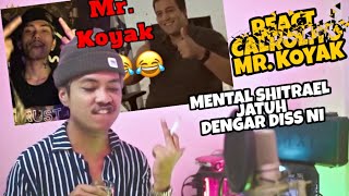 Carlolitto - Mr. Koyak (Disstrack) | REACTION INDONESIA | INI DISS PALING BRUTAL❗