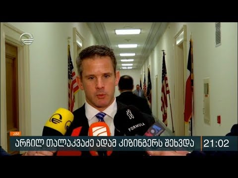 არჩილ თალაკვაძე ადამ კიზინგერს შეხვდა