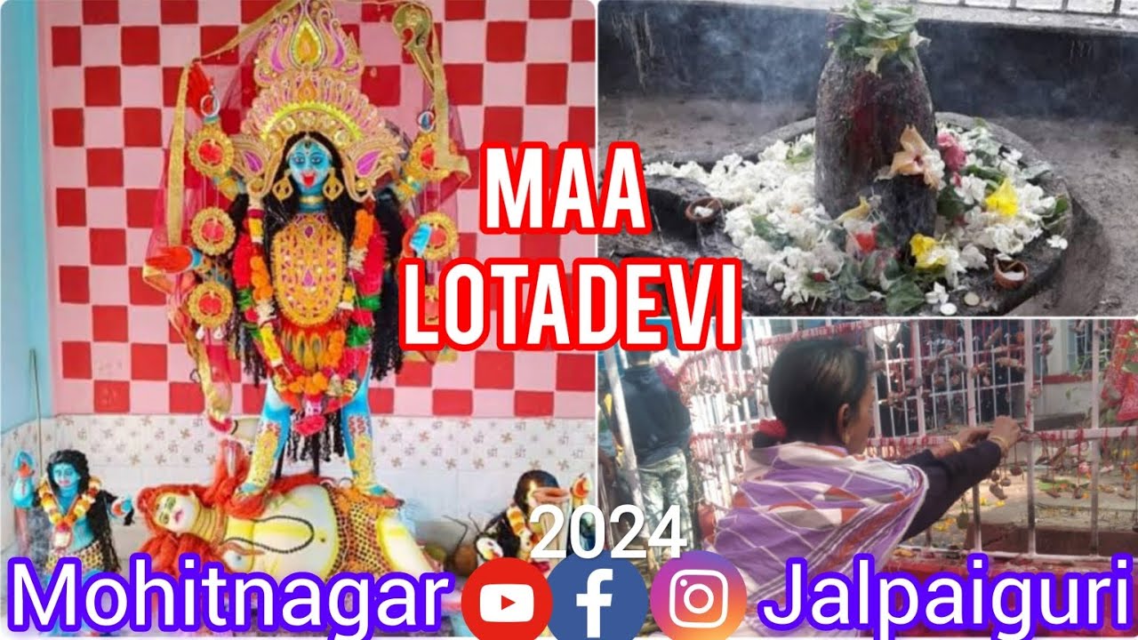 MAA LOTADEVI(লোটাদেবী)KALI PUJA 2024 l সবাই মিলে পূজো দিয়ে আসলাম l Jalpaiguri l 