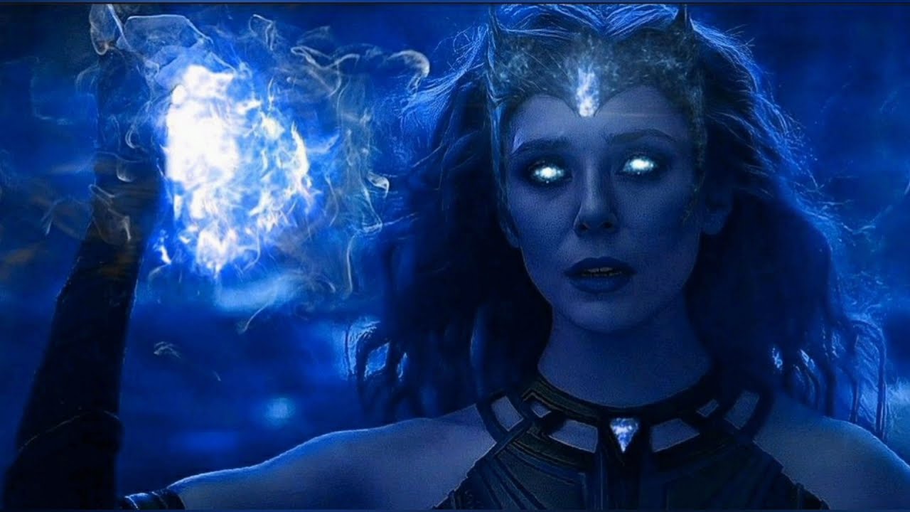 Wanda Maximoff with Blue Powers 💙 YouTube