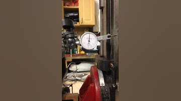 X axis CNC repeatability test