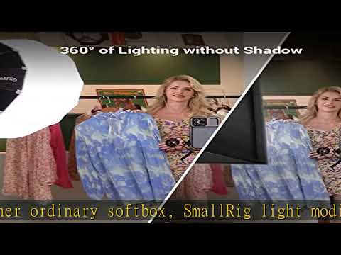 🎥 SmallRig RA-L65 Lantern Softbox Quick Release-One Step, 26in Light Modifier with Fabric Barn Doors, — Video review, click xem trên YouTube