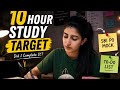 “To-Do List + SBI PO Mock | 10 Hour Study Day”🎯✨