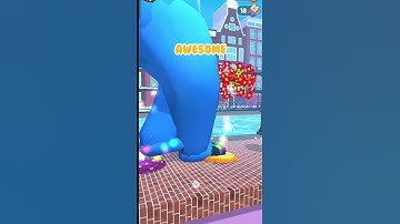 ASMR Tippy Toe Try Again |tippy toe3D  level 45 #Xshorts #tippytoe #satisfying#asmr