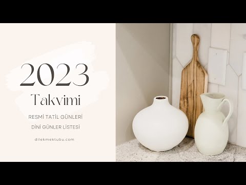 2023 Takvimi / Resmi Tatiller / Dini Günler